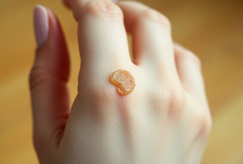 wart-on hand